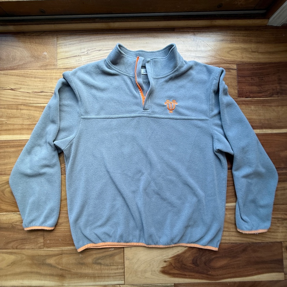 Volunteer Traditions University of Tennessee Smokey Grey 1/4-Zip Fleece Pullover